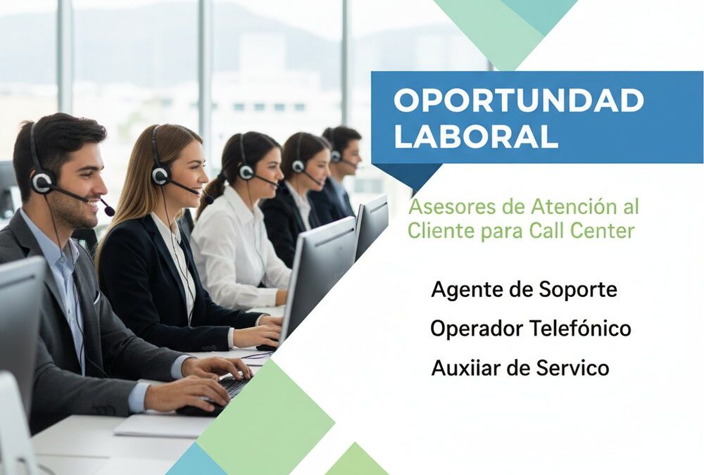 Lee más sobre el artículo Asesores de Atención al Cliente para Call Center