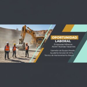 Lee más sobre el artículo Empresas Mineras Abren Nuevas Vacantes