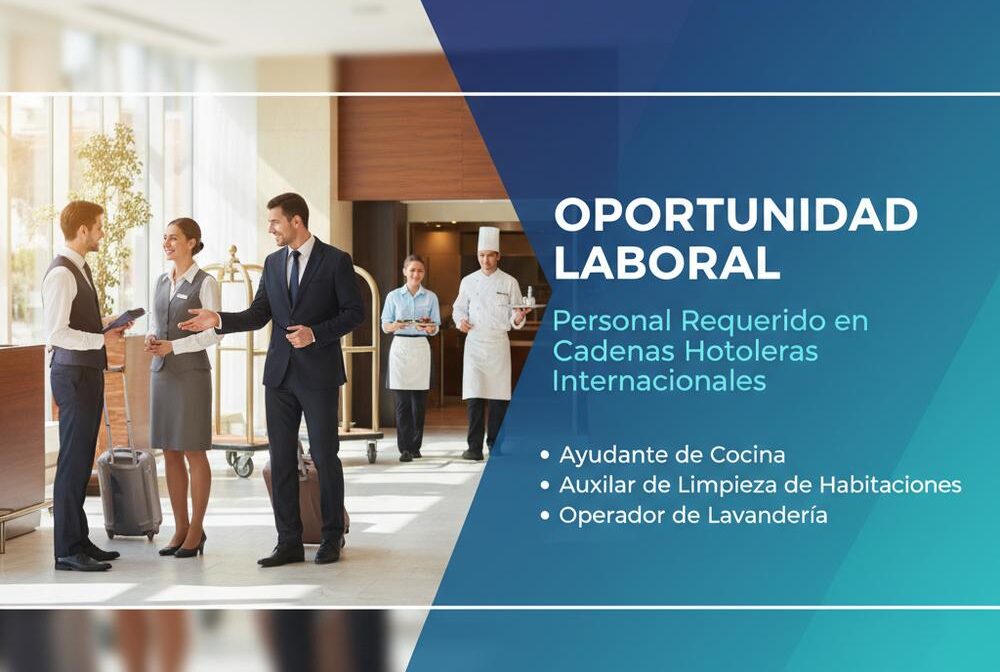 Lee más sobre el artículo Personal Requerido en Cadenas Hoteleras Internacionales
