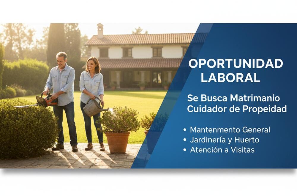 Lee más sobre el artículo Se Busca Matrimonio Cuidador de Propiedad