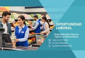 Lee más sobre el artículo Supermercados Buscan Cajeros y Reponedores