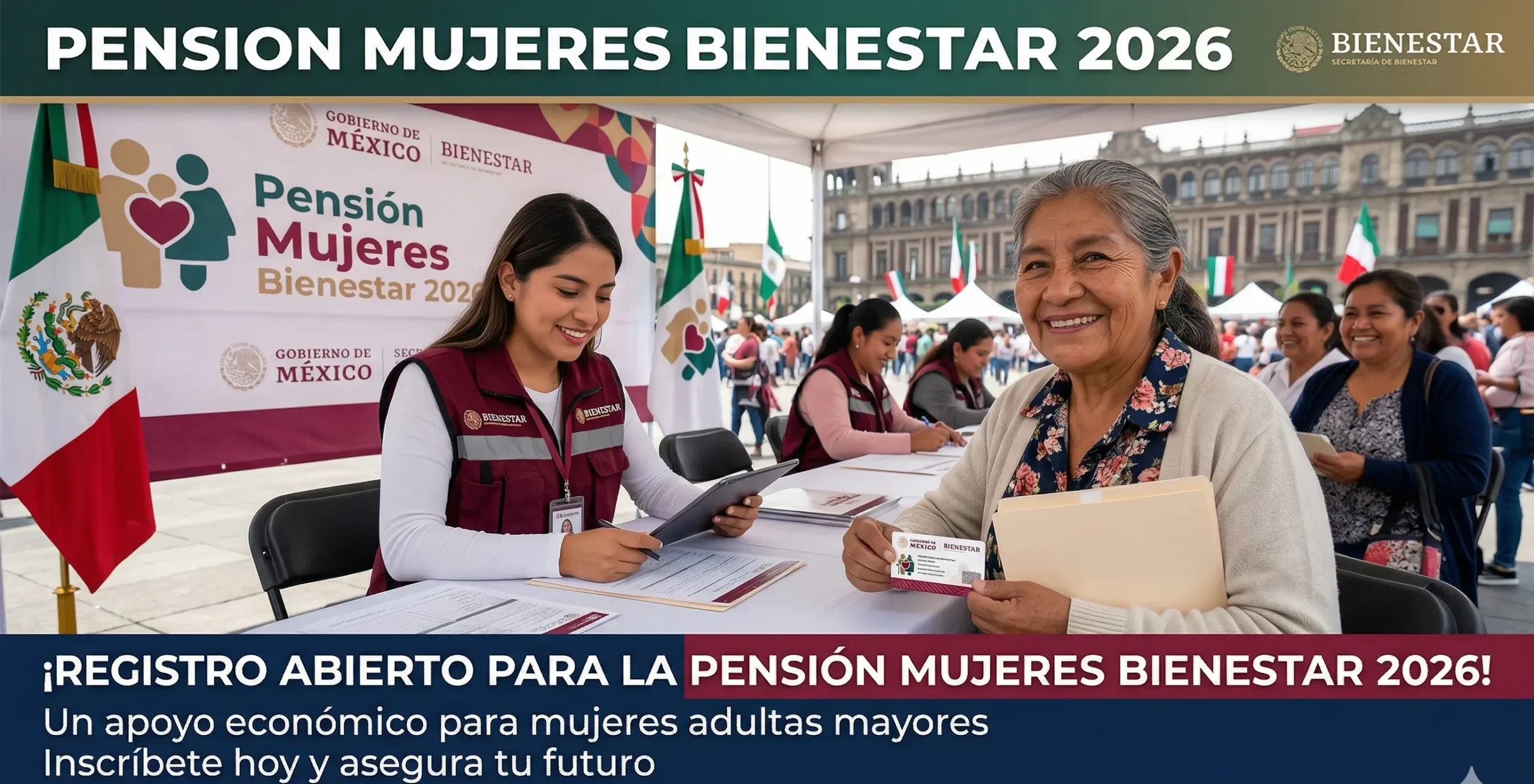 Lee más sobre el artículo Pensión Mujeres Bienestar 2026 registro