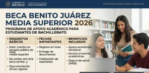 Lee más sobre el artículo Beca Benito Juárez media superior 2026