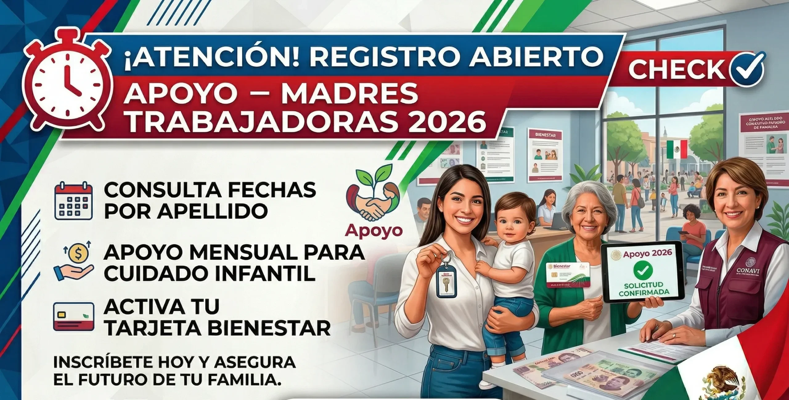 Lee más sobre el artículo Apoyo madres trabajadoras 2026