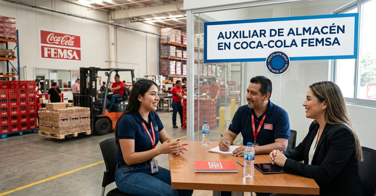 Lee más sobre el artículo Auxiliar de Almacén en Coca-Cola FEMSA