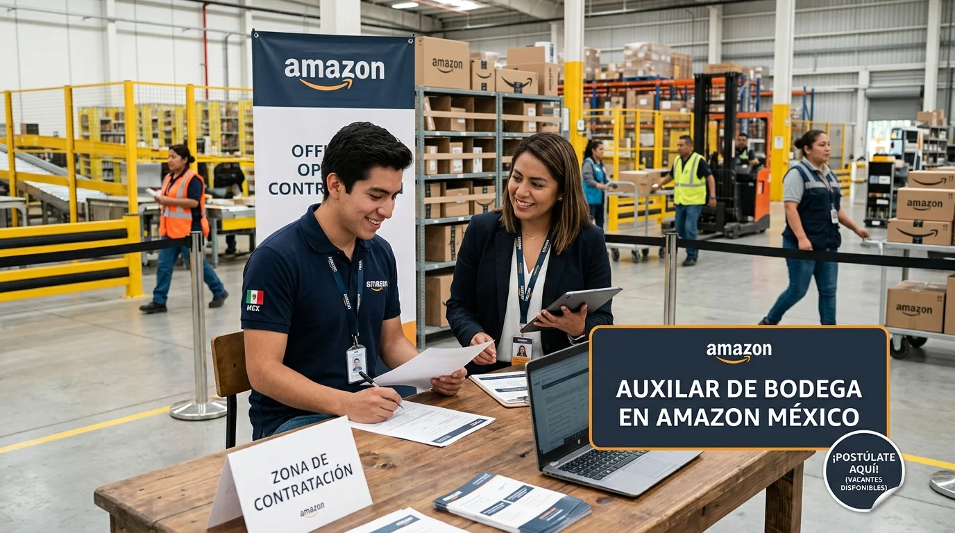 Lee más sobre el artículo Auxiliar de Bodega en Amazon México